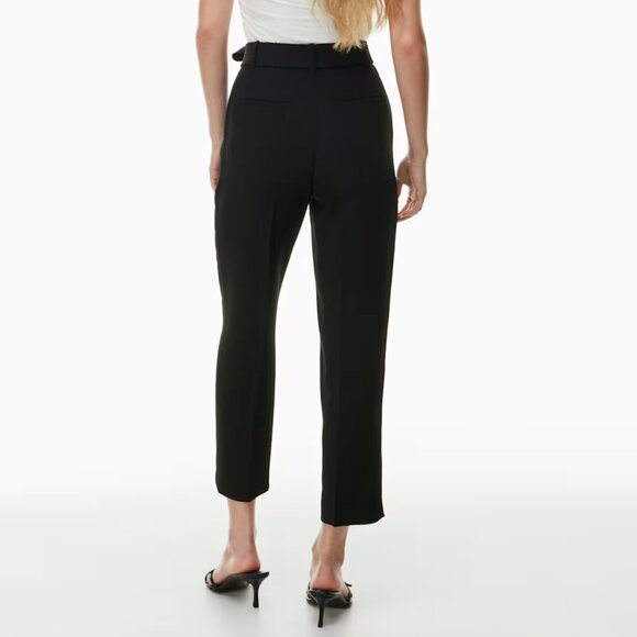 Aritzia - Wilfred Tie Front Pants - Black - Size 0 - Picture 4 of 7